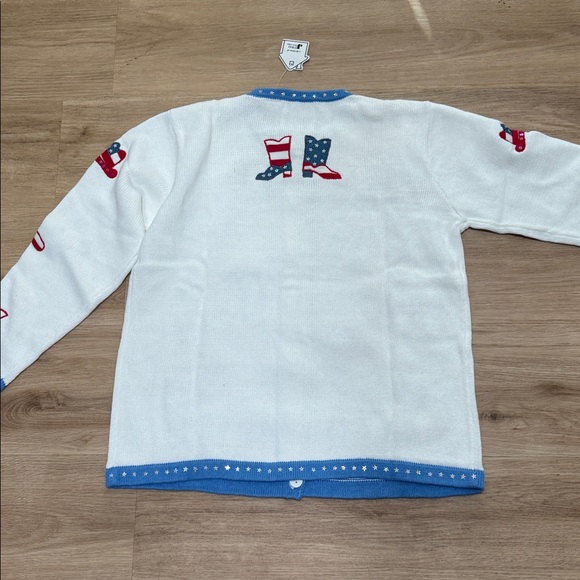 Storybook Knits Limited Edition July 4th cardigan - Picture 5 of 5